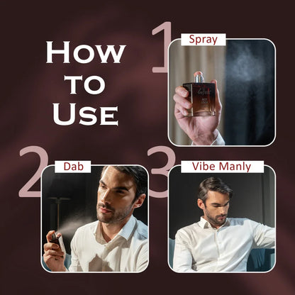 Hot Look French Luxury Pure Perfume for Men - 100ml